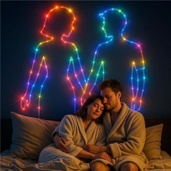 66ft waterproof LED rope lights color changing outdoor string lights for holiday - Picture 3 of 7